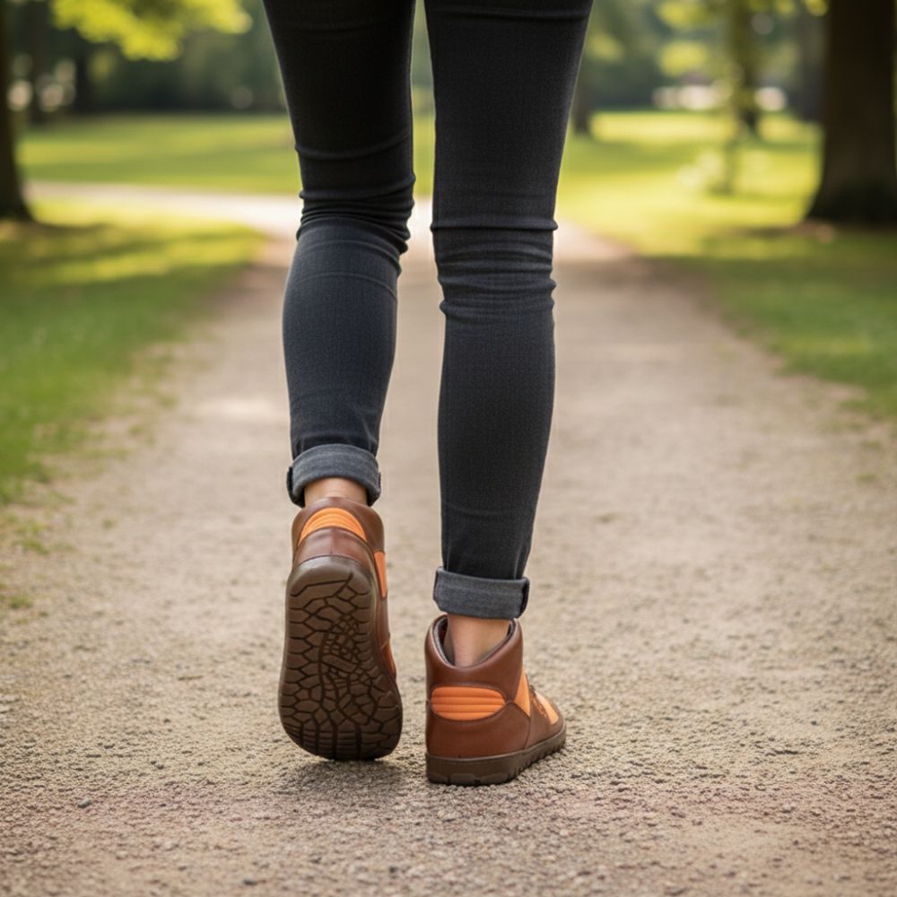 Hiqe Mid Vegan Orange Waterproof