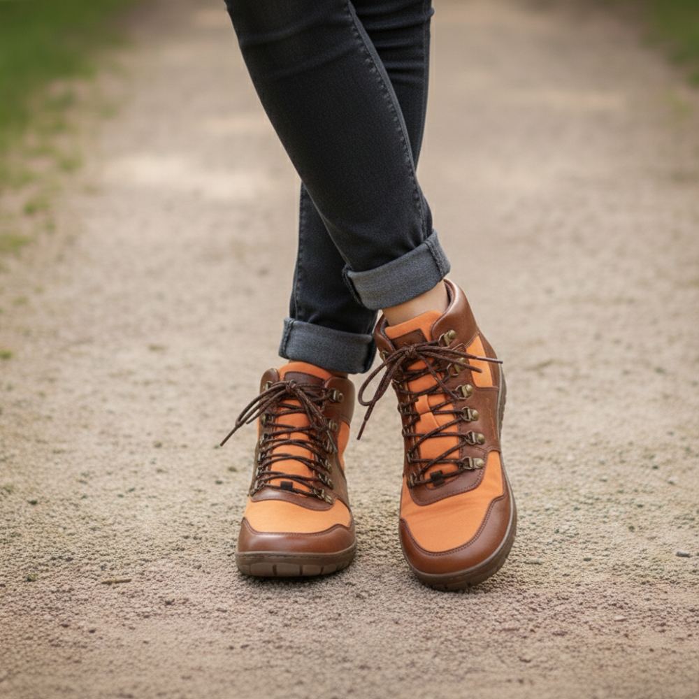 Hiqe Mid Vegan Orange Waterproof