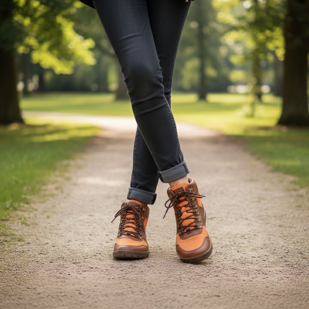 Hiqe Mid Vegan Orange Waterproof