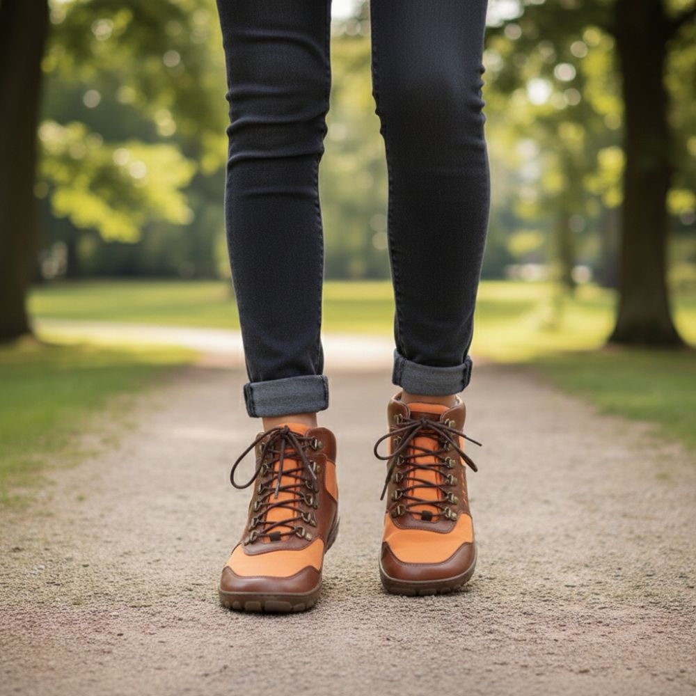 Hiqe Mid Vegan Orange Waterproof