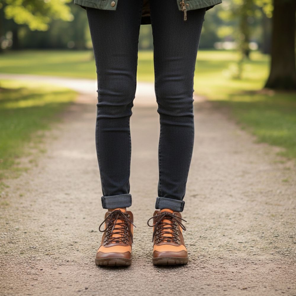 Hiqe Mid Vegan Orange Waterproof